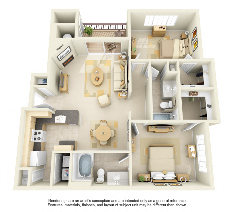 B3 - Pikes floor plan